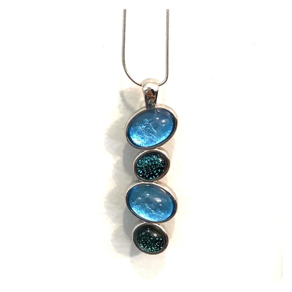 Lia Sophia Retired Necklace - Blue